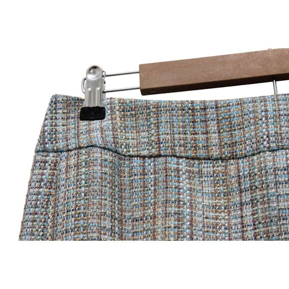 Pendleton Pencil Skirt Size 10 Petite Cotton Wool Tweed Preppy Business Casual - Picture 5 of 10